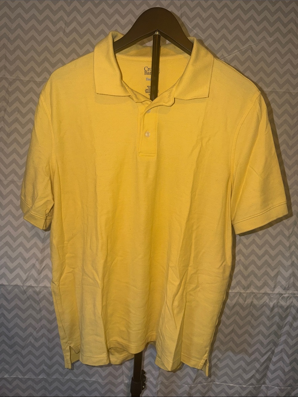 croft & barrow Bright Yellow Short-Sleeve Polo
